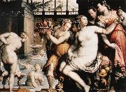 ZUCCHI  Jacopo The Toilet of Bathsheba after 1573 china oil painting artist
